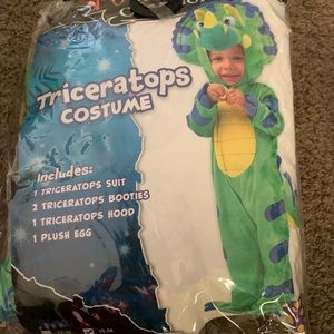 Triceratops Dinosaur baby toddler halloween costume 18 24 months New